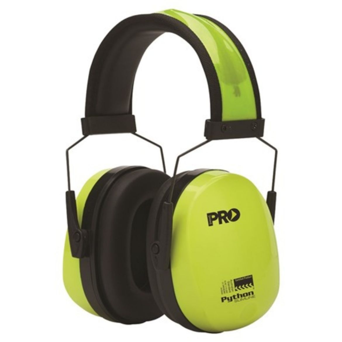 Picture of EMPYTS - PYTHON SLIMLINE HARD HAT EARMUFFS - CLASS 5, 31DB (A)